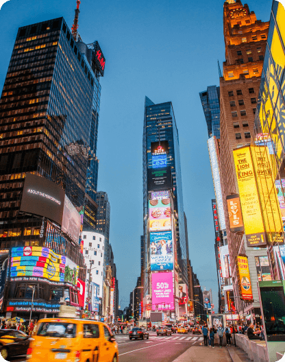 纳斯达克时代广场电子屏投放